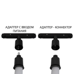 Адаптер с вводом питания Expert Для гибкого неона Loop A492106-1