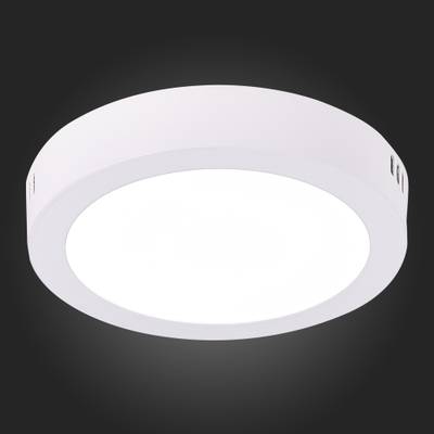 ST112.542.12 Светильник настенно-потолочный Белый LED 1*12W 4000K 795Lm Ra80 120° IP20 D160xH28 90-265V