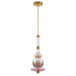 737540  2КОР! Люстра EMISFERO LED 4х6W 1200LM ЗОЛОТО/МУЛЬТИКОЛОР 3000K Lightstar