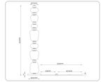 Светильник светодиодный напольный LH53172 SB/WH бронза/белый 34W 3000K D250*1305