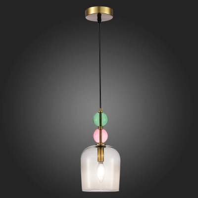 SL2000.223.01 Подвес ST-Luce Золотистый/Розовый E14 1*40W