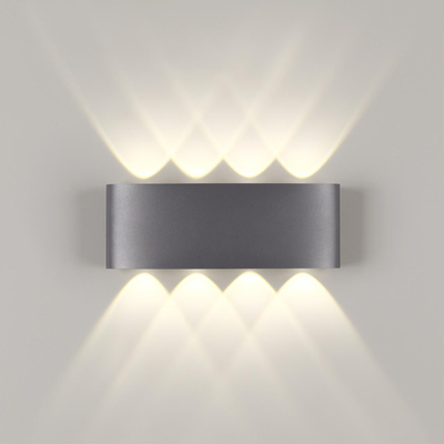 358461 STREET NT20 376 темно-серый Ландшафтный настенный светильник IP54 LED 4000K 8W 85-265V CALLE
