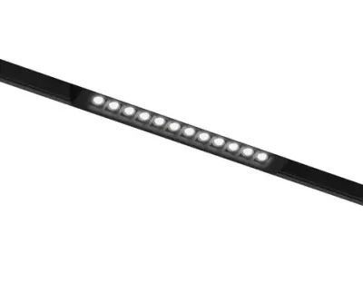 Светильник трековый светодиодный Magnetic SMART 220V 25mm GL8075 BK черный IP20 9W 3000-6000K 24° 220*25*41