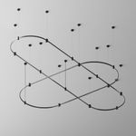 Шинопровод полукруг 650мм Flarity черный, TRX154-SR-D650-B. TM Maytoni