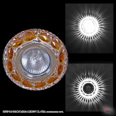 00757-9.0-001CN MR16+LED3W CL+TEA светильник точечный Reluce, GU5.3х1