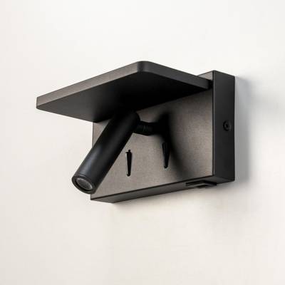 Citilux Декарт CL704371 LED USB QI Светильник поворотный Чёрный