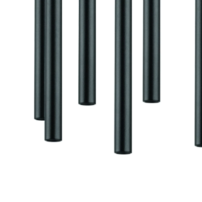 L8T747337 Люстра TUBO LED 40W 2400LM 25G ЧЕРНЫЙ 3000K (574737+747337 (8шт)