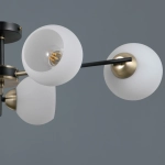 IL0469-6CSQ-24 BK AB LIBRA светильник потолочный ILLUMICO, E27х6