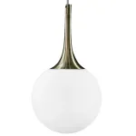 813011 Подвес GLOBO 1х40W E14 electroplating bronze/white Lightstar