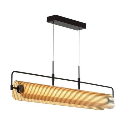 5056/35L L-VISION ODL24 457 черный/янтарный/металл/стекло/акрил Люстра LED 35W 3000К LINER