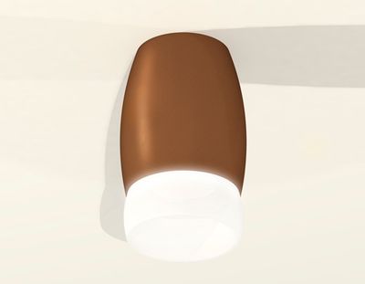 Комплект накладного светильника XS1124023 SCF/FR кофе песок/белый матовый MR16 GU5.3 (C1124, N7177)