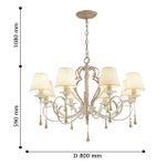 Подвесная люстра Silena 2635-8P. ТМ Favourite