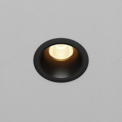 Встраиваемый светильник Dip 2700K 10Вт 50° 2,5 см, DL115-10W-2.7K-B. TM Maytoni