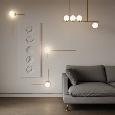 Потолочный светильник 70136/4 латунь