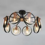 Потолочный светильник в стиле лофт 70121/8 черный