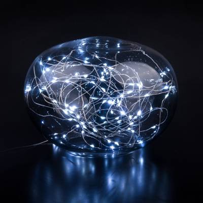 Светодиодная гирлянда нить "Роса" белый 10м IP20 400-008 белый