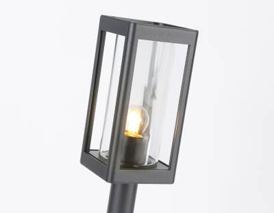 Светильник уличный ландшафтный ST2414 GR/CL серый/прозрачный IP54 E27 max 40W 110*110*500