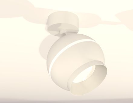 Комплект поворотного светильника с дополнительной подсветкой XM1101001 SWH белый песок MR16 GU5.3 LED 3W 4200K (A2202, C1101, N7030)