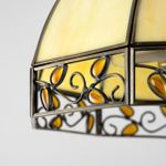 Citilux Шербург-2 CL440231 Люстра витражная подвесная Бронза