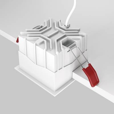 Встраиваемый светильник Alfa LED 4000K 1x15Вт 36° DL043-01-15W4K-SQ-W. TM Maytoni