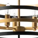 735030 Люстра EPSILON 3х40W E14 ЧЕРНЫЙ/ЗОЛОТО Lightstar