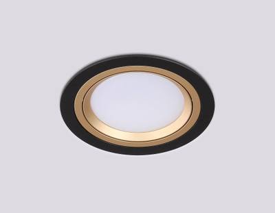 Светильник встраиваемый поворотный точечный TN51914 BK/GD черный/золото GX53 max 12W D115*23