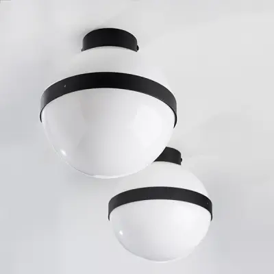 812117 Люстра GLOBO 1х40W E14 matt black/white Lightstar