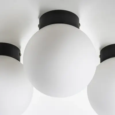 812017 Люстра GLOBO 1х40W E14 matt black/white Lightstar