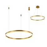08214,36A(3000K) Подвес Тор латунь d80 h150 Led 50W (3000K) 2 типа крепления