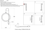 Бра Crystal Lux CORIDA AP25W LED BLACK/GOLD 1440/401