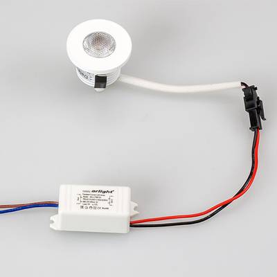 Светодиодный светильник LTM-R35WH 1W White 30deg (Arlight, IP40 Металл, 3 года)