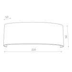 SL089.501.08 Светильник уличный настенный ST-Luce Белый кварцевый LED 8*1W 4000K