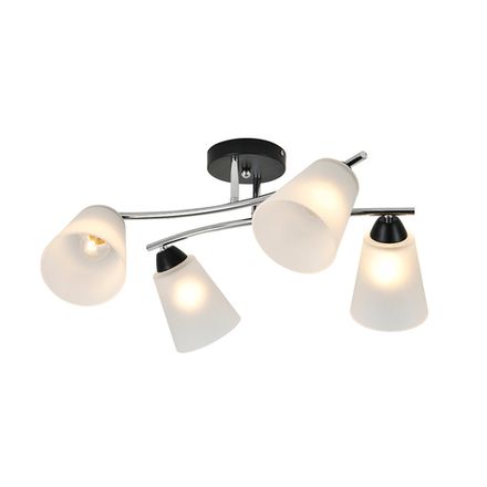Потолочный светильник Escada 2132/4P E27*60W Black/Chrome