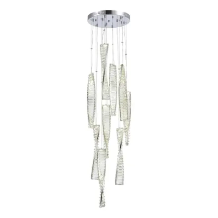 SL6205.103.09 Светильник подвесной ST-Luce Хром/Прозрачный LED 1*99W 3000K