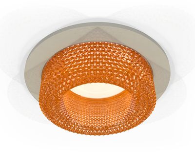 Комплект встраиваемого светильника XC7623024 SGR/CF серый песок/кофе MR16 GU5.3 (C7623, N7195)