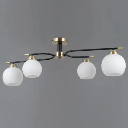 IL0638-4CSQ-24 AB BK LIBRA светильник потолочный ILLUMICO, E27х4