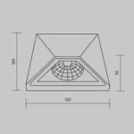 Архитектурная подсветка Beekman 3000К 6Вт IP 54, O577WL-L5B. TM Maytoni