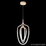 Светильник подвесной Crystal Lux PERA SP50W LED GOLD 3491/250