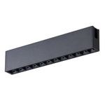 ST816.406.12 Магнитный трековый светильник FARM Черный LED 1*12W 3000K 609Lm Ra90 40 IP20 L232xW24xH48,5 24V