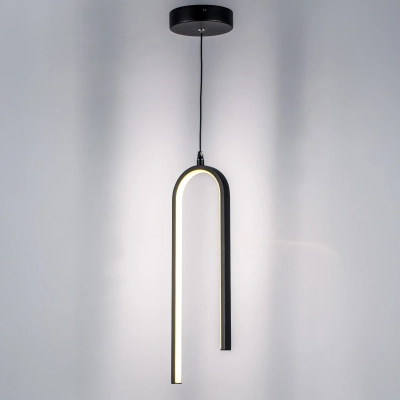 749017 Подвес SATURNO LED 8W 640LM ЧЕРНЫЙ 3000K