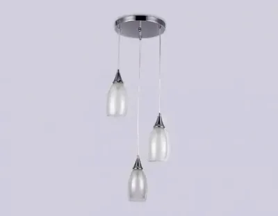 Подвесной светильник TR3548/3 CH/CL хром/прозрачный E14 max 40W 370*130*1000