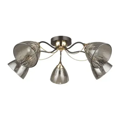 Потолочная люстра Arte Lamp LILY A4366PL-5BK, 5хE27
