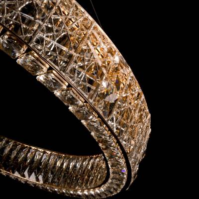 Люстра подвесная Ravissement Gold FL1057-10P, LED