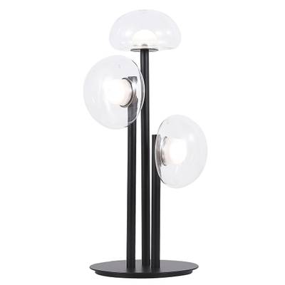 Настольная лампа Crystal Lux BOSQUE LG3 BLACK/TRANSPARENT 0270/503