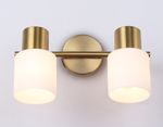 Настенно-потолочный спот TR3969/2 BS/FR латунь/белый матовый  E27*2 max 40W 260*80*210