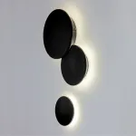 379347 Светильник PIATTO 1x12W LED 1200LM G ЧЕРНЫЙ 4000K IP65