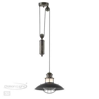 4164/1A NATURE ODL19 745 коричневый/прозрачный Подвес IP23 E27 1*60W DANTE