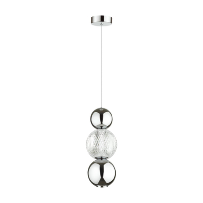 5007/7LA L-VISION ODL23 573 хром/прозрачный/металл/акрил Подвес LED 7W 4000K 300Лм CRYSTAL