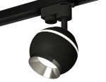Комплект трекового светильника XT1102003 SBK/PSL черный песок/серебро полированное GU5.3 LED 3W 4200K (A2521, C1102, N7032)
