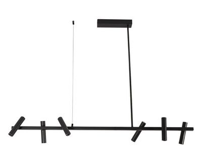 07613-6AS,19 Люстра Верония черный L120 h15-150 Led 6*3W (4000K)